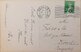 Rückseite einer Postkarte mit Adresse (ein Restaurant in Zürich), Briefmarke und Stempel. Der Text umfasst nur Grüsse und Unterschrift.