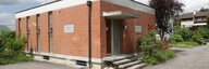 The simple brick building is Magden's historic telephone exchange. - enlarged view