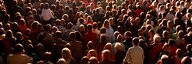 Crowd from above - enlarged view