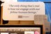 Foto eines Ausschnitts einer Wand im Museum. Gross ist das Zitat zu lesen: "The only thing that's real is how we engage with our fellow human beings". Darunter gut sichtbar korrigiert der Name der Urheber:in: Kae Tempest. - vergrösserte Ansicht