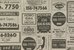 Ein Ausschnitt auf eine Zeitungsseite mit zahlreichen Telefonsexangeboten über die 156er-Nummern. - vergrösserte Ansicht