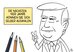 Buntstifte und Trump, der noch ausgemalt werden muss mit dem Text "die nächsten vier Jahre können Sie sich selber ausmalen". Eine Anspielung auf Trumps Präsidium.
