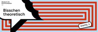 Wie kleiner werdende Kreise staffeln sich die abwechselnd rot und blau Rechtecke ineinander. Links ist eine angebissene weisse Sprechblase mit dickem schwarzen Rand, in der Bisschen theoretisch steht. Ebenfalls weiss-schwarz steht rechts auf dem Bild Staffel 3. - vergrösserte Ansicht